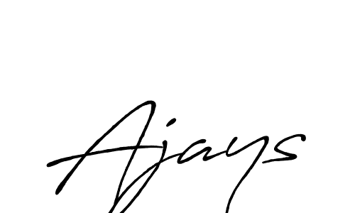 Similarly Antro_Vectra_Bolder is the best handwritten signature design. Signature creator online .You can use it as an online autograph creator for name Ajays. Ajays signature style 7 images and pictures png