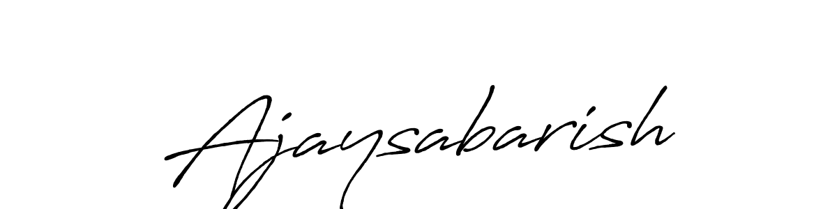 if you are searching for the best signature style for your name Ajaysabarish. so please give up your signature search. here we have designed multiple signature styles  using Antro_Vectra_Bolder. Ajaysabarish signature style 7 images and pictures png