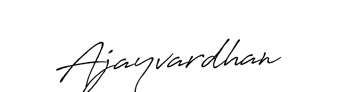 Ajayvardhan stylish signature style. Best Handwritten Sign (Antro_Vectra_Bolder) for my name. Handwritten Signature Collection Ideas for my name Ajayvardhan. Ajayvardhan signature style 7 images and pictures png