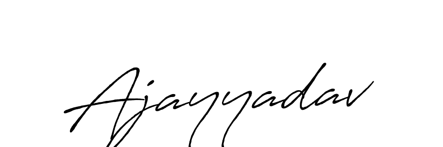 Design your own signature with our free online signature maker. With this signature software, you can create a handwritten (Antro_Vectra_Bolder) signature for name Ajayyadav. Ajayyadav signature style 7 images and pictures png