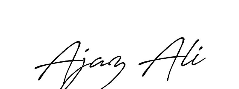Use a signature maker to create a handwritten signature online. With this signature software, you can design (Antro_Vectra_Bolder) your own signature for name Ajaz Ali. Ajaz Ali signature style 7 images and pictures png
