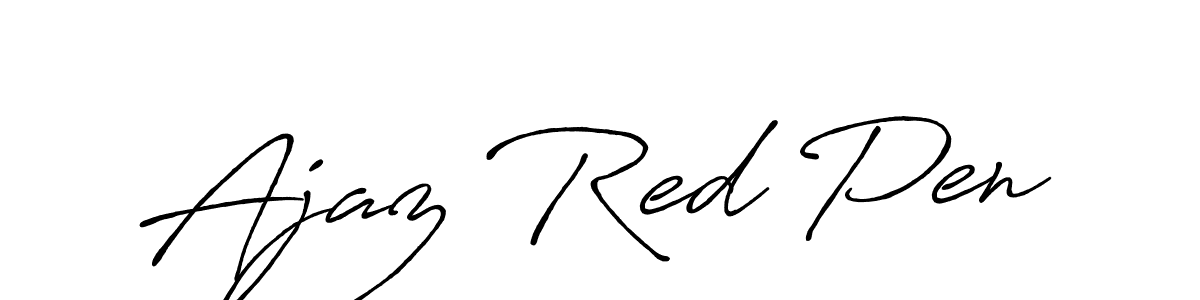 Best and Professional Signature Style for Ajaz Red Pen. Antro_Vectra_Bolder Best Signature Style Collection. Ajaz Red Pen signature style 7 images and pictures png