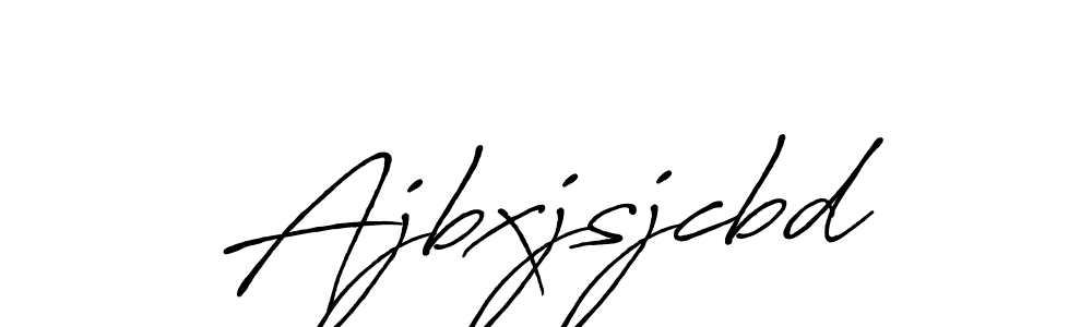 Also we have Ajbxjsjcbd name is the best signature style. Create professional handwritten signature collection using Antro_Vectra_Bolder autograph style. Ajbxjsjcbd signature style 7 images and pictures png