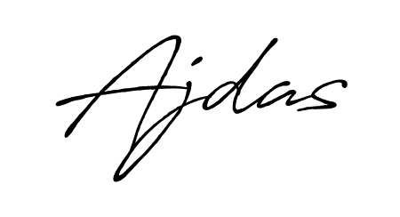 Discover how Ajdas looks in an executive cursive font (Antro_Vectra_Bolder). Perfect for legal documents, invoices, and certificates. Ajdas signature style 7 images and pictures png