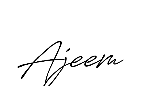 Also You can easily find your signature by using the search form. We will create Ajeem name handwritten signature images for you free of cost using Antro_Vectra_Bolder sign style. Ajeem signature style 7 images and pictures png