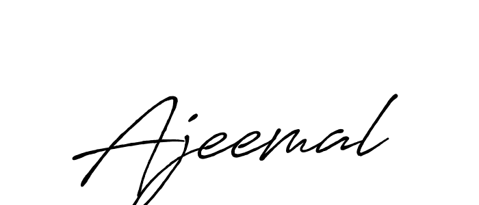 Antro_Vectra_Bolder is a professional signature style that is perfect for those who want to add a touch of class to their signature. It is also a great choice for those who want to make their signature more unique. Get Ajeemal name to fancy signature for free. Ajeemal signature style 7 images and pictures png