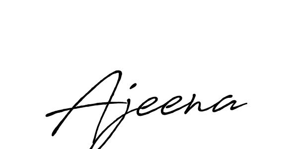 if you are searching for the best signature style for your name Ajeena. so please give up your signature search. here we have designed multiple signature styles  using Antro_Vectra_Bolder. Ajeena signature style 7 images and pictures png