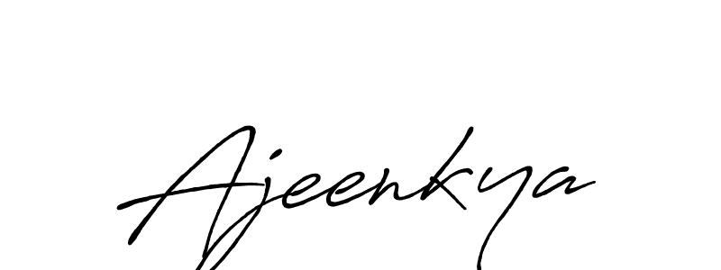 Ajeenkya stylish signature style. Best Handwritten Sign (Antro_Vectra_Bolder) for my name. Handwritten Signature Collection Ideas for my name Ajeenkya. Ajeenkya signature style 7 images and pictures png