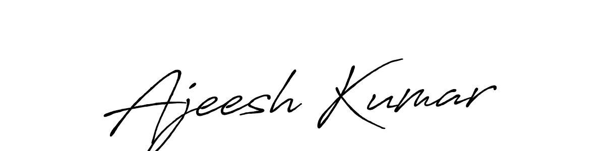 Make a short Ajeesh Kumar signature style. Manage your documents anywhere anytime using Antro_Vectra_Bolder. Create and add eSignatures, submit forms, share and send files easily. Ajeesh Kumar signature style 7 images and pictures png