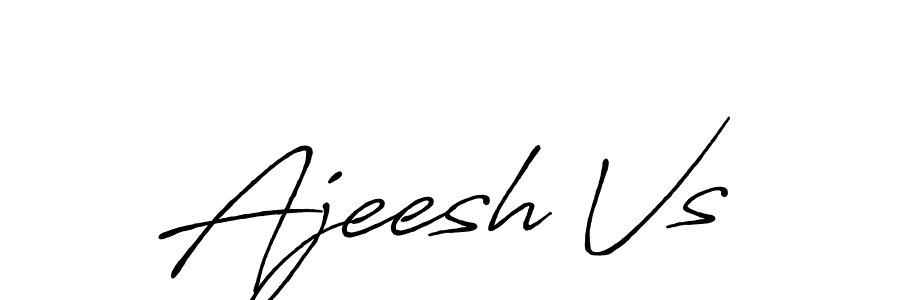 if you are searching for the best signature style for your name Ajeesh Vs. so please give up your signature search. here we have designed multiple signature styles  using Antro_Vectra_Bolder. Ajeesh Vs signature style 7 images and pictures png