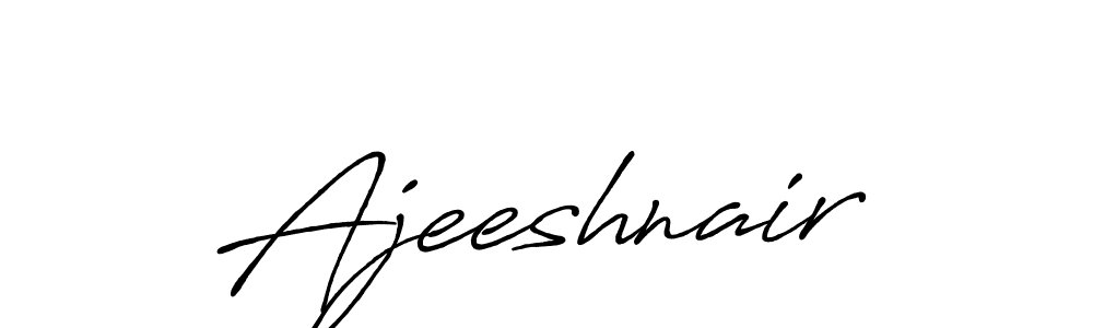 Design your own signature with our free online signature maker. With this signature software, you can create a handwritten (Antro_Vectra_Bolder) signature for name Ajeeshnair. Ajeeshnair signature style 7 images and pictures png