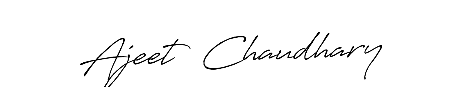 Similarly Antro_Vectra_Bolder is the best handwritten signature design. Signature creator online .You can use it as an online autograph creator for name Ajeet  Chaudhary. Ajeet  Chaudhary signature style 7 images and pictures png