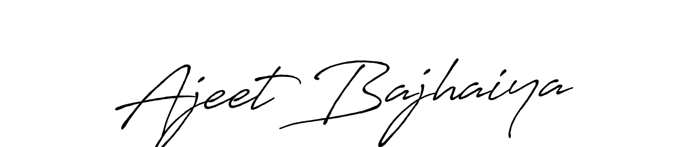 Also You can easily find your signature by using the search form. We will create Ajeet Bajhaiya name handwritten signature images for you free of cost using Antro_Vectra_Bolder sign style. Ajeet Bajhaiya signature style 7 images and pictures png