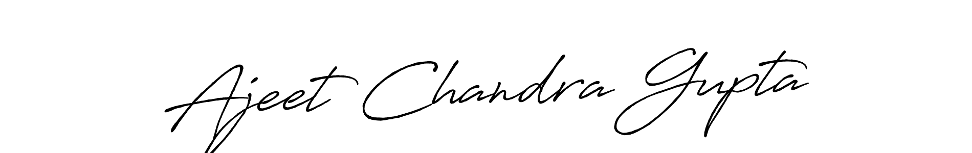The best way (Antro_Vectra_Bolder) to make a short signature is to pick only two or three words in your name. The name Ajeet Chandra Gupta include a total of six letters. For converting this name. Ajeet Chandra Gupta signature style 7 images and pictures png
