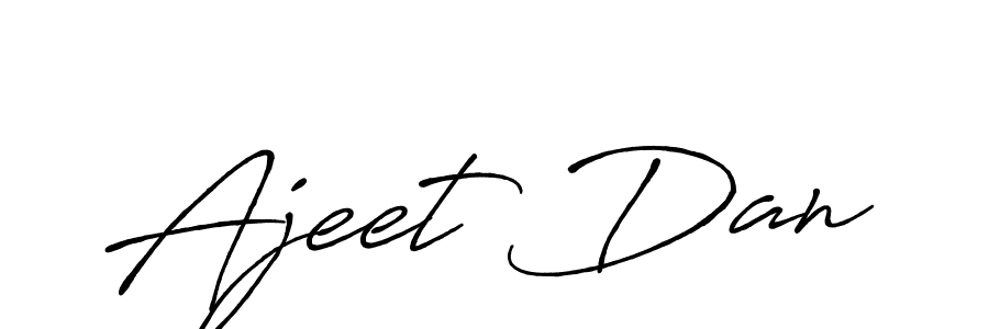 It looks lik you need a new signature style for name Ajeet Dan. Design unique handwritten (Antro_Vectra_Bolder) signature with our free signature maker in just a few clicks. Ajeet Dan signature style 7 images and pictures png