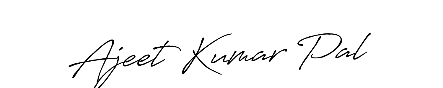 Use a signature maker to create a handwritten signature online. With this signature software, you can design (Antro_Vectra_Bolder) your own signature for name Ajeet Kumar Pal. Ajeet Kumar Pal signature style 7 images and pictures png