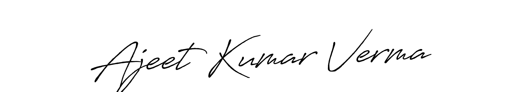 if you are searching for the best signature style for your name Ajeet Kumar Verma. so please give up your signature search. here we have designed multiple signature styles  using Antro_Vectra_Bolder. Ajeet Kumar Verma signature style 7 images and pictures png