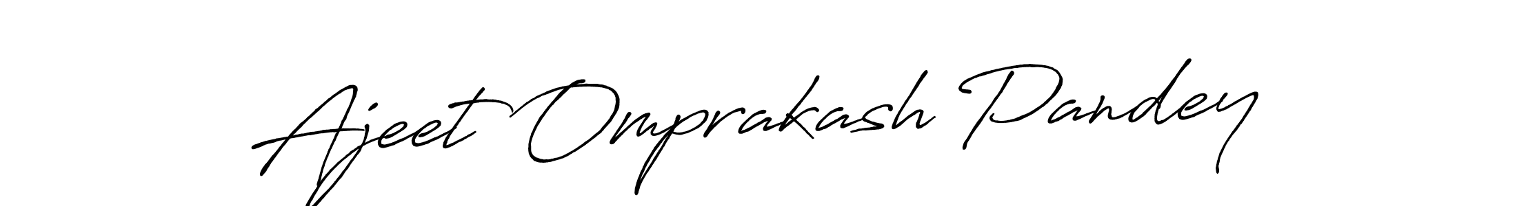 This is the best signature style for the Ajeet Omprakash Pandey name. Also you like these signature font (Antro_Vectra_Bolder). Mix name signature. Ajeet Omprakash Pandey signature style 7 images and pictures png