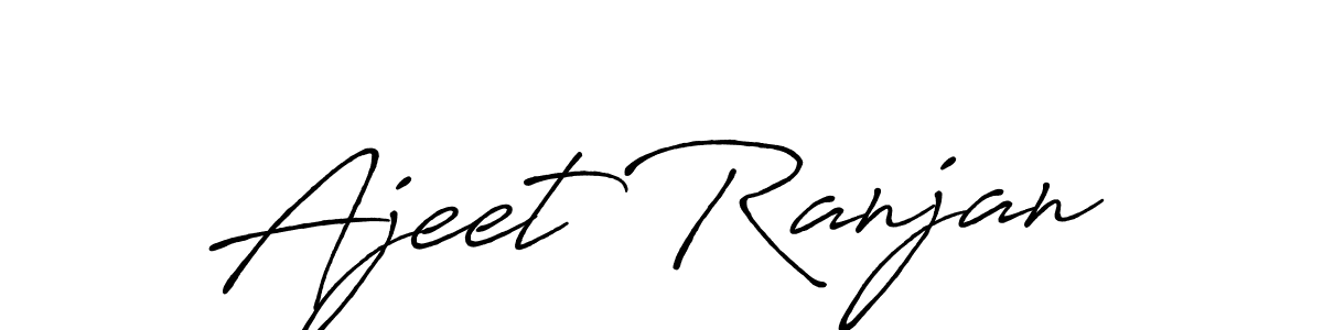 This is the best signature style for the Ajeet Ranjan name. Also you like these signature font (Antro_Vectra_Bolder). Mix name signature. Ajeet Ranjan signature style 7 images and pictures png