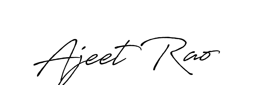 Here are the top 10 professional signature styles for the name Ajeet Rao. These are the best autograph styles you can use for your name. Ajeet Rao signature style 7 images and pictures png