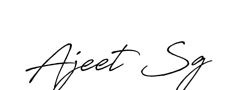 if you are searching for the best signature style for your name Ajeet Sg. so please give up your signature search. here we have designed multiple signature styles  using Antro_Vectra_Bolder. Ajeet Sg signature style 7 images and pictures png