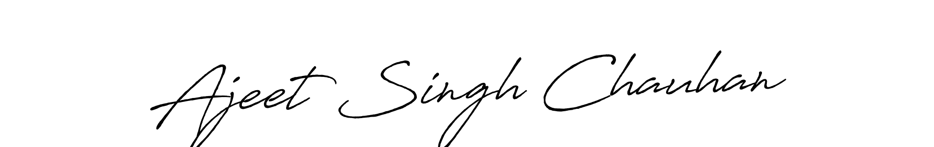 Antro_Vectra_Bolder is a professional signature style that is perfect for those who want to add a touch of class to their signature. It is also a great choice for those who want to make their signature more unique. Get Ajeet Singh Chauhan name to fancy signature for free. Ajeet Singh Chauhan signature style 7 images and pictures png