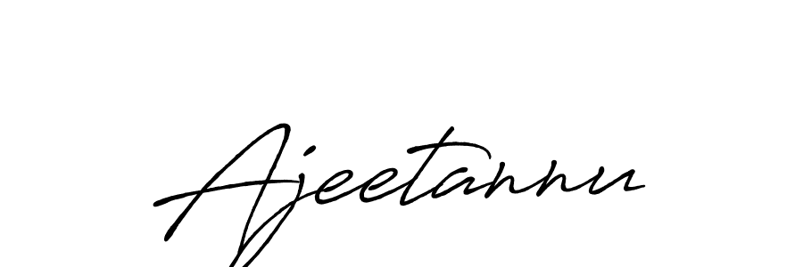 Ajeetannu stylish signature style. Best Handwritten Sign (Antro_Vectra_Bolder) for my name. Handwritten Signature Collection Ideas for my name Ajeetannu. Ajeetannu signature style 7 images and pictures png
