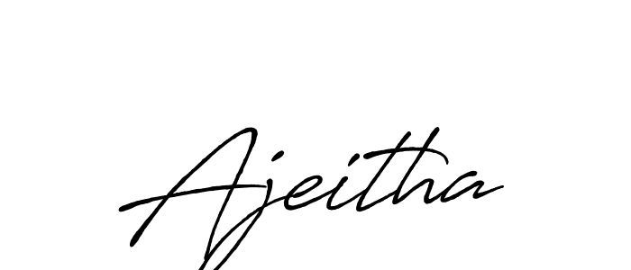 Once you've used our free online signature maker to create your best signature Antro_Vectra_Bolder style, it's time to enjoy all of the benefits that Ajeitha name signing documents. Ajeitha signature style 7 images and pictures png