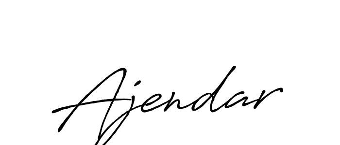 Ajendar stylish signature style. Best Handwritten Sign (Antro_Vectra_Bolder) for my name. Handwritten Signature Collection Ideas for my name Ajendar. Ajendar signature style 7 images and pictures png