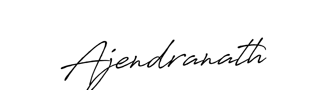 Ajendranath stylish signature style. Best Handwritten Sign (Antro_Vectra_Bolder) for my name. Handwritten Signature Collection Ideas for my name Ajendranath. Ajendranath signature style 7 images and pictures png