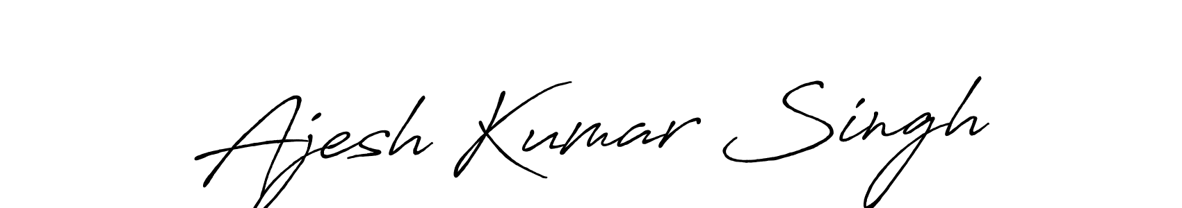 Also You can easily find your signature by using the search form. We will create Ajesh Kumar Singh name handwritten signature images for you free of cost using Antro_Vectra_Bolder sign style. Ajesh Kumar Singh signature style 7 images and pictures png