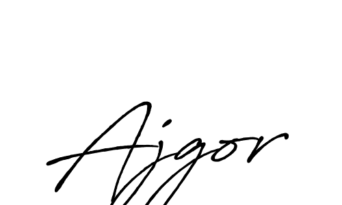 Use a signature maker to create a handwritten signature online. With this signature software, you can design (Antro_Vectra_Bolder) your own signature for name Ajgor. Ajgor signature style 7 images and pictures png