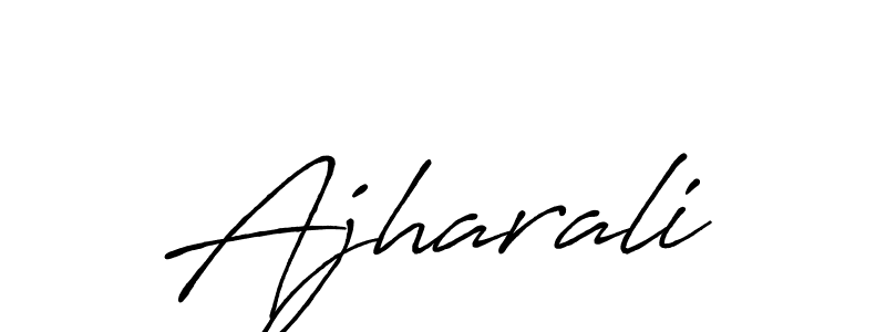 You should practise on your own different ways (Antro_Vectra_Bolder) to write your name (Ajharali) in signature. don't let someone else do it for you. Ajharali signature style 7 images and pictures png