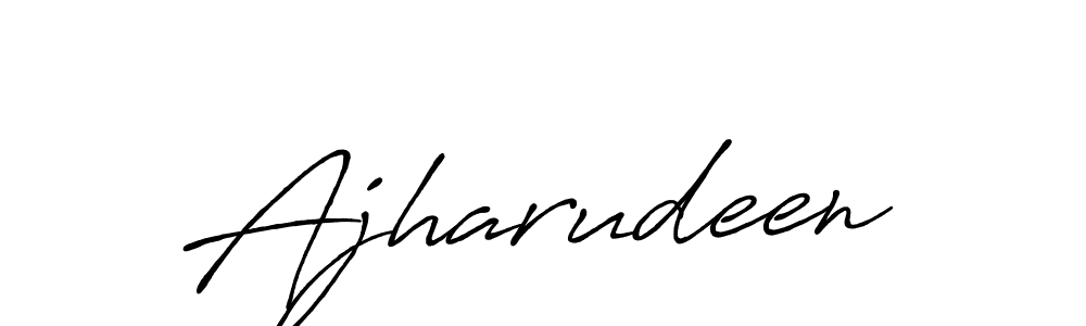 Also You can easily find your signature by using the search form. We will create Ajharudeen name handwritten signature images for you free of cost using Antro_Vectra_Bolder sign style. Ajharudeen signature style 7 images and pictures png