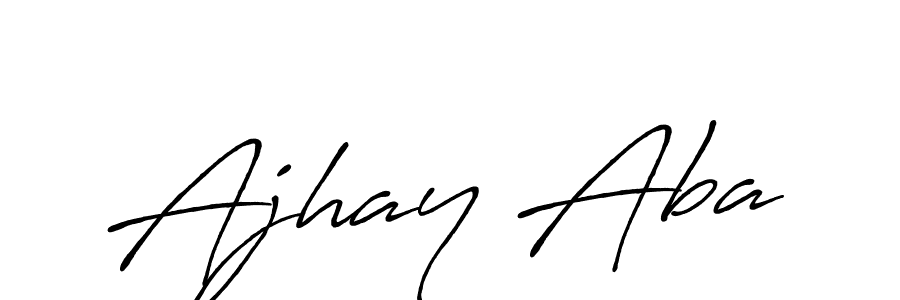 Make a beautiful signature design for name Ajhay Aba. Use this online signature maker to create a handwritten signature for free. Ajhay Aba signature style 7 images and pictures png