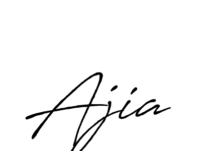 Make a beautiful signature design for name Ajia. With this signature (Antro_Vectra_Bolder) style, you can create a handwritten signature for free. Ajia signature style 7 images and pictures png