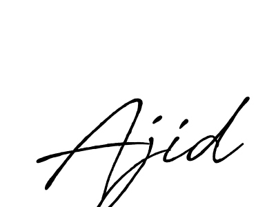 Make a beautiful signature design for name Ajid. With this signature (Antro_Vectra_Bolder) style, you can create a handwritten signature for free. Ajid signature style 7 images and pictures png