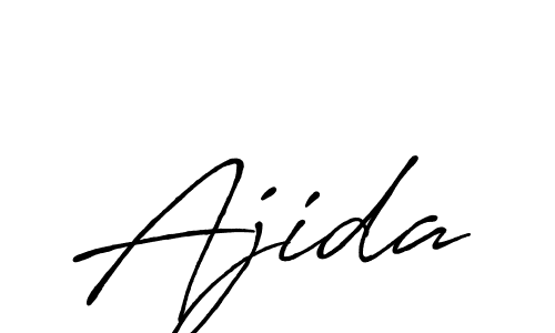 Design your own signature with our free online signature maker. With this signature software, you can create a handwritten (Antro_Vectra_Bolder) signature for name Ajida. Ajida signature style 7 images and pictures png