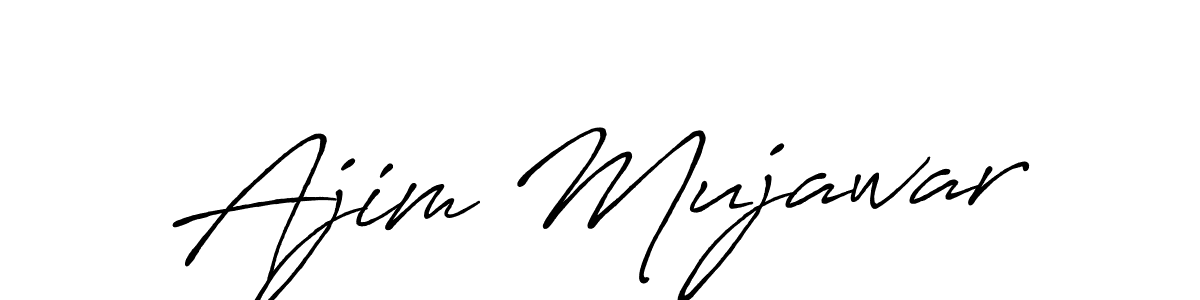 Also You can easily find your signature by using the search form. We will create Ajim Mujawar name handwritten signature images for you free of cost using Antro_Vectra_Bolder sign style. Ajim Mujawar signature style 7 images and pictures png