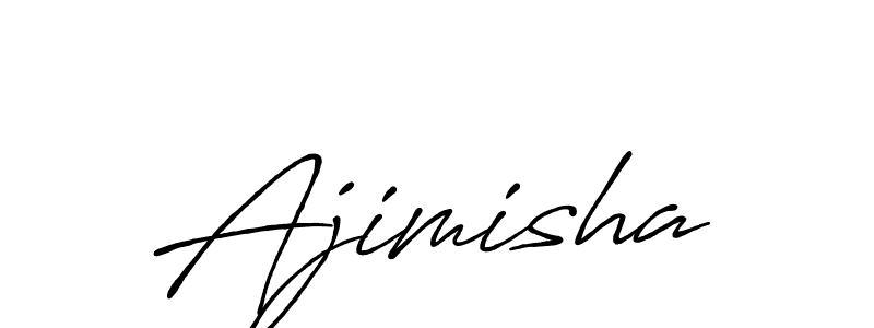 How to make Ajimisha signature? Antro_Vectra_Bolder is a professional autograph style. Create handwritten signature for Ajimisha name. Ajimisha signature style 7 images and pictures png