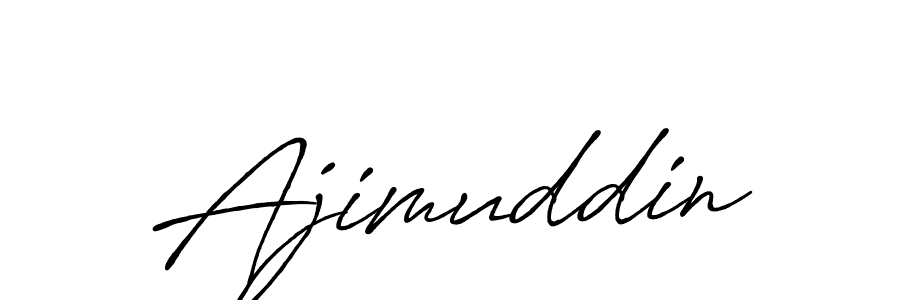 Ajimuddin stylish signature style. Best Handwritten Sign (Antro_Vectra_Bolder) for my name. Handwritten Signature Collection Ideas for my name Ajimuddin. Ajimuddin signature style 7 images and pictures png