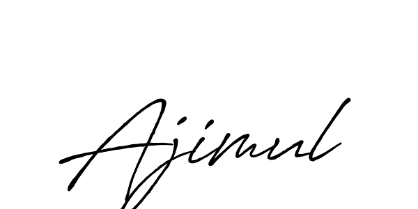 Use a signature maker to create a handwritten signature online. With this signature software, you can design (Antro_Vectra_Bolder) your own signature for name Ajimul. Ajimul signature style 7 images and pictures png