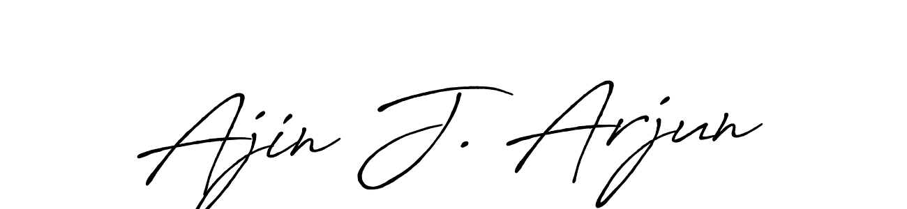 Similarly Antro_Vectra_Bolder is the best handwritten signature design. Signature creator online .You can use it as an online autograph creator for name Ajin J. Arjun. Ajin J. Arjun signature style 7 images and pictures png