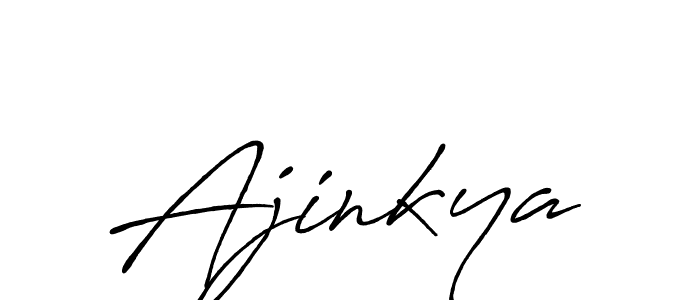 Ajinkya stylish signature style. Best Handwritten Sign (Antro_Vectra_Bolder) for my name. Handwritten Signature Collection Ideas for my name Ajinkya. Ajinkya signature style 7 images and pictures png