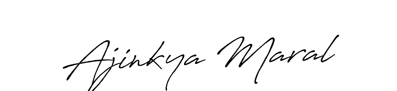 Make a beautiful signature design for name Ajinkya Maral. Use this online signature maker to create a handwritten signature for free. Ajinkya Maral signature style 7 images and pictures png
