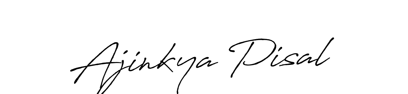 It looks lik you need a new signature style for name Ajinkya Pisal. Design unique handwritten (Antro_Vectra_Bolder) signature with our free signature maker in just a few clicks. Ajinkya Pisal signature style 7 images and pictures png