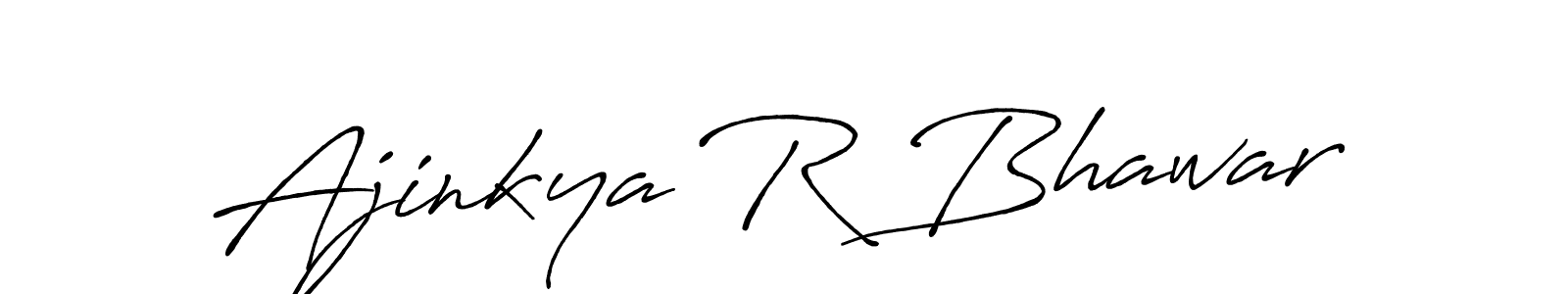 How to make Ajinkya R Bhawar signature? Antro_Vectra_Bolder is a professional autograph style. Create handwritten signature for Ajinkya R Bhawar name. Ajinkya R Bhawar signature style 7 images and pictures png