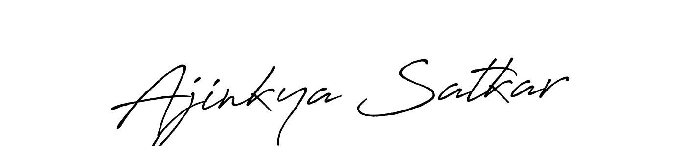 Make a beautiful signature design for name Ajinkya Satkar. Use this online signature maker to create a handwritten signature for free. Ajinkya Satkar signature style 7 images and pictures png