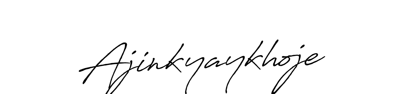 How to Draw Ajinkyaykhoje signature style? Antro_Vectra_Bolder is a latest design signature styles for name Ajinkyaykhoje. Ajinkyaykhoje signature style 7 images and pictures png