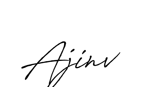 How to make Ajinv signature? Antro_Vectra_Bolder is a professional autograph style. Create handwritten signature for Ajinv name. Ajinv signature style 7 images and pictures png
